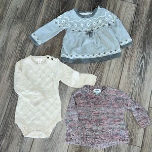 Lot of three - 12-24mo Sweaters